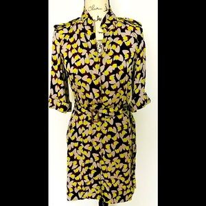 Diane Von Furstenberg Silk Jafarthea Mini Dress